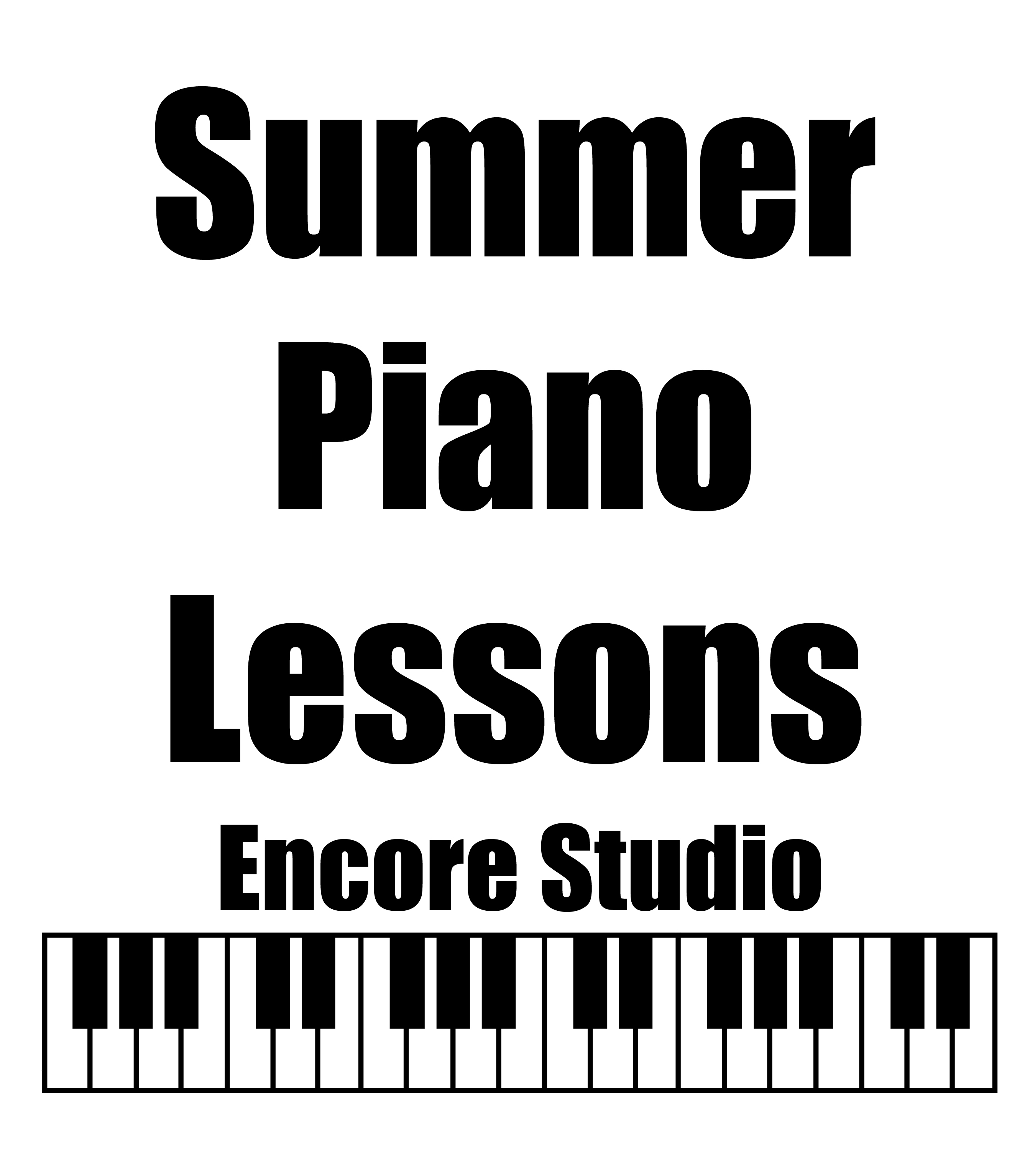 Summer Piano Lessons